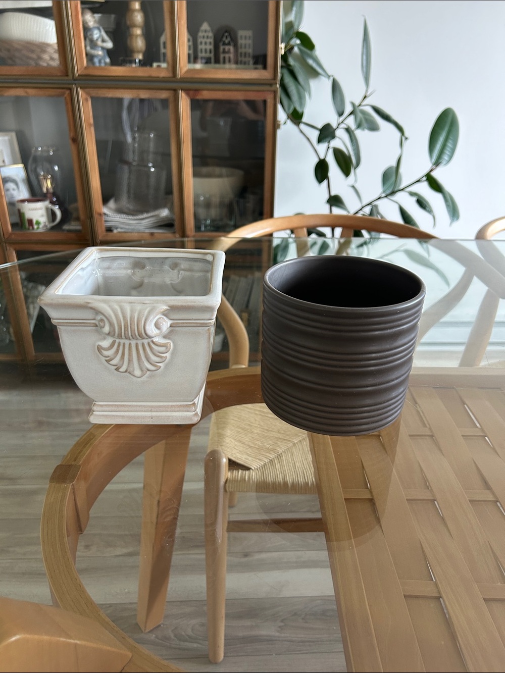 Ceramic Square and Round Planters